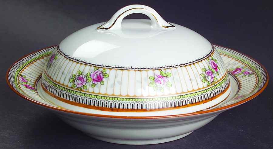 Ormonde Bassett Round Covered Butter by Noritake-1