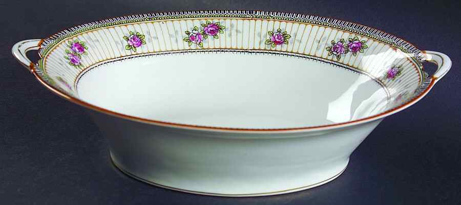 Ormonde Bassett 10" Oval Vegetable Bowl by Noritake-1