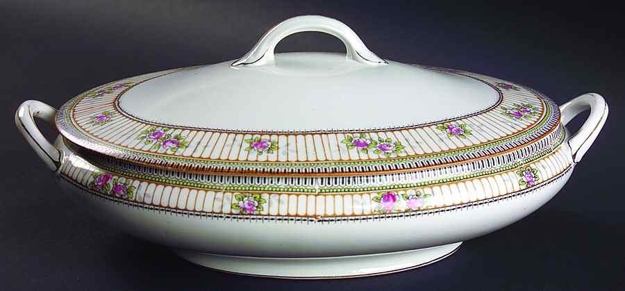 Ormonde Bassett Oval Covered Vegetable by Noritake-1