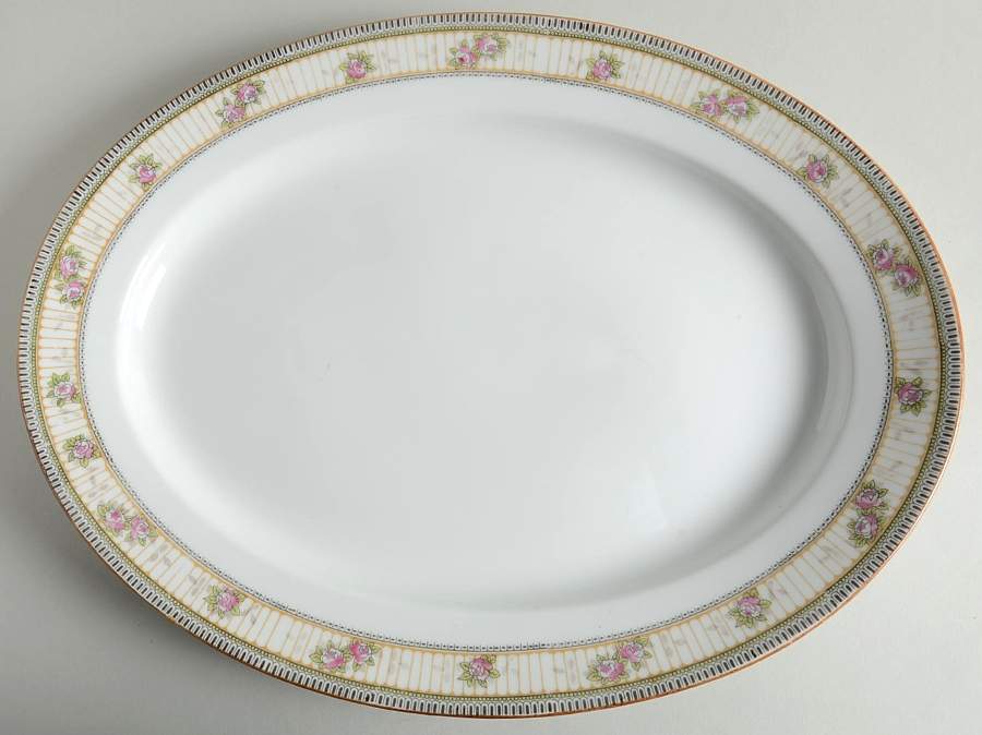 Ormonde Bassett 16" Oval Serving Platter by Noritake-1
