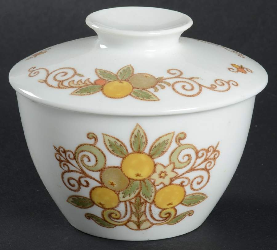 Orange County Sugar Bowl & Lid by Noritake-1