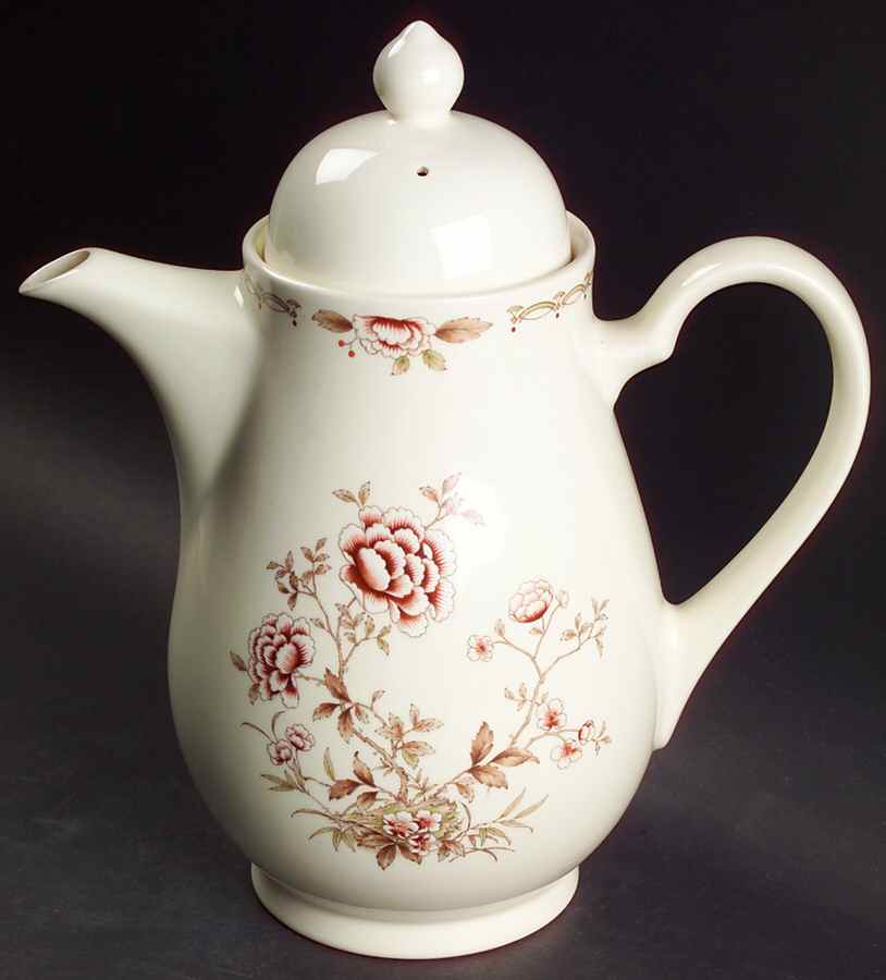 Oriental Dream Coffee Pot & Lid by Noritake-1