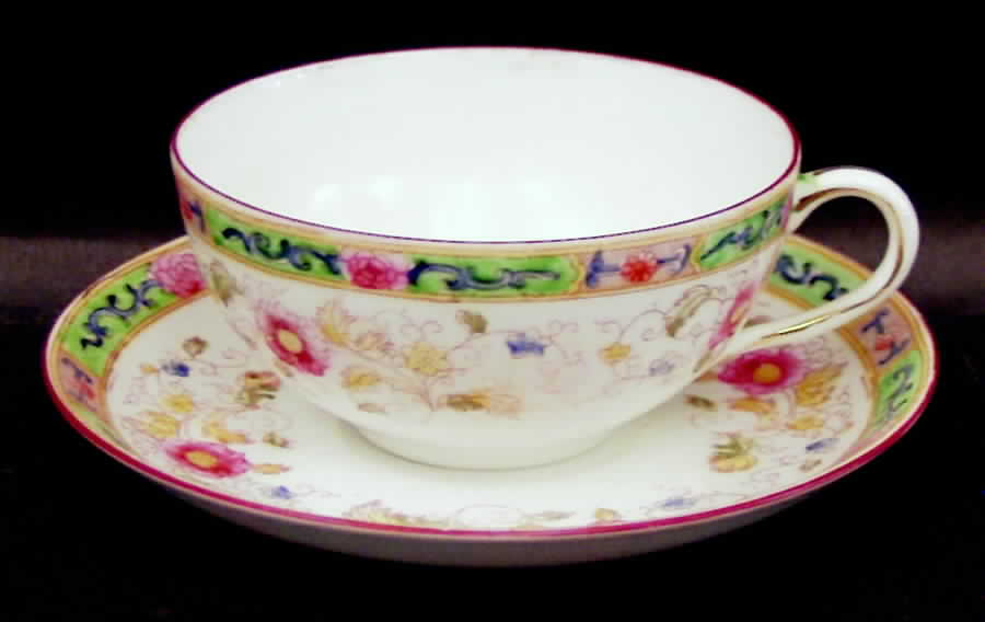 The Oriental Flat Cup & Saucer Set by Noritake-1
