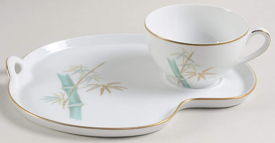 Oriental Snack Plate & Cup Set by Noritake-1