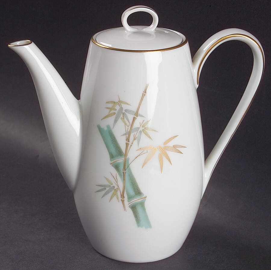 Oriental Small Coffee Pot & Lid by Noritake-1