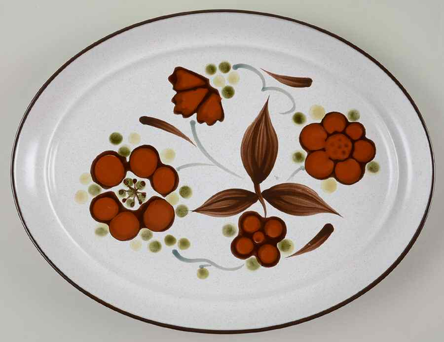 Orinda 13" Oval Serving Platter by Noritake-1
