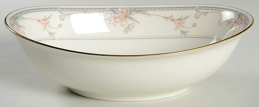 Orient Point 10" Oval Vegetable Bowl by Noritake-1