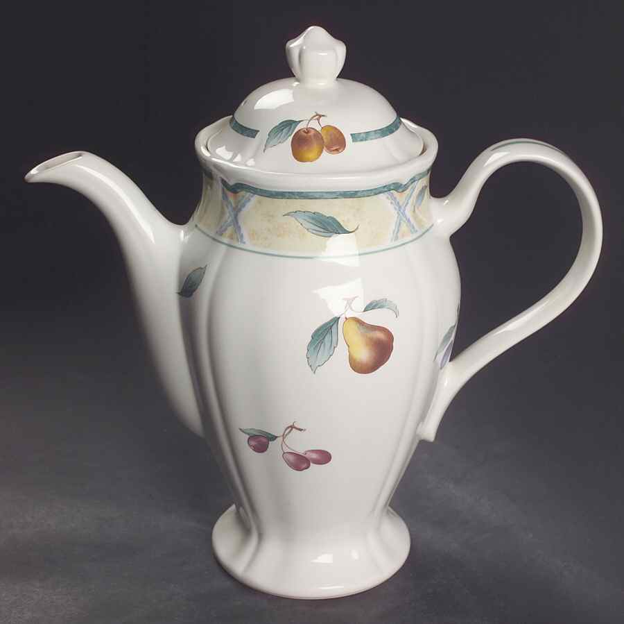 Orchard Spring Tea/Coffee Pot & Lid by Noritake-1