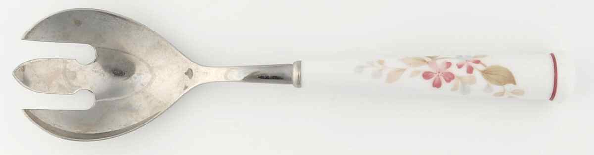 Overture Salad Serving Fork with Stainless Prongs by Noritake-1