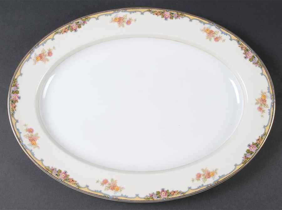 Oxford 16" Oval Serving Platter by Noritake-1