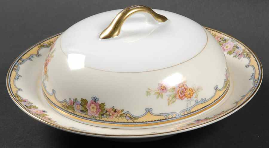 Oxford Round Covered Butter by Noritake-1