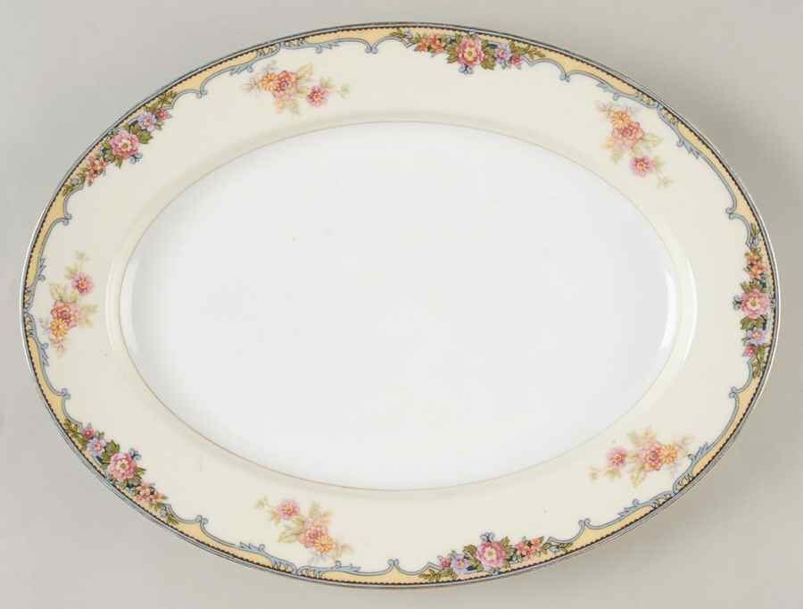 Oxford 11" Oval Serving Platter by Noritake-1
