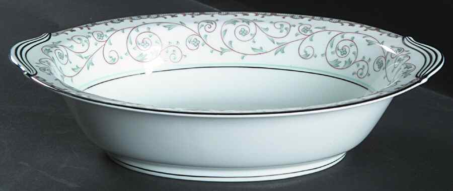 Oxford 10" Oval Vegetable Bowl by Noritake-1