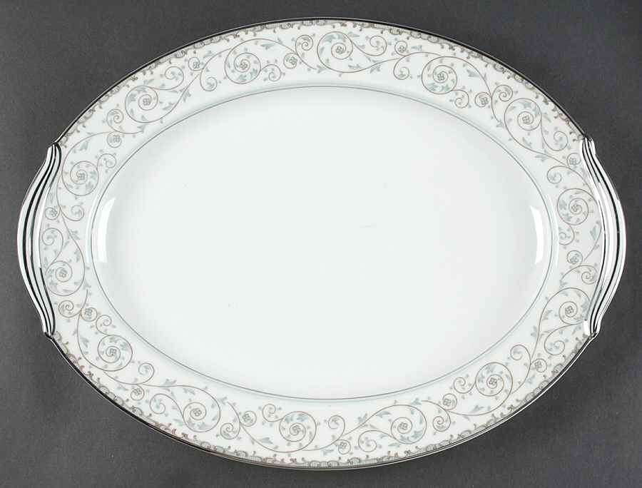 Oxford 16" Oval Serving Platter by Noritake-1