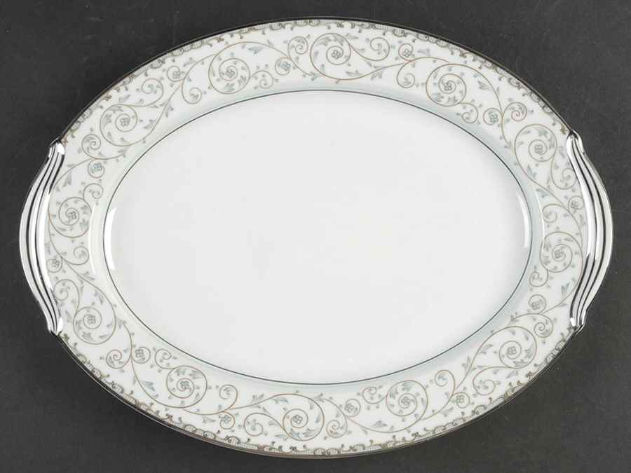Oxford 13" Oval Serving Platter by Noritake-1