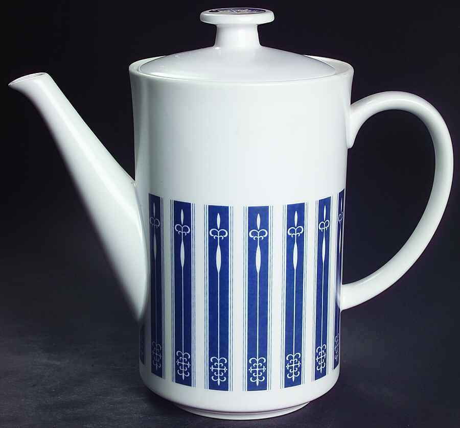 Pacific Coffee Pot & Lid by Noritake-1