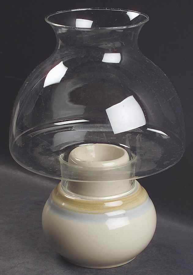 Painted Desert Hurricane Lamp & Globe by Noritake-1