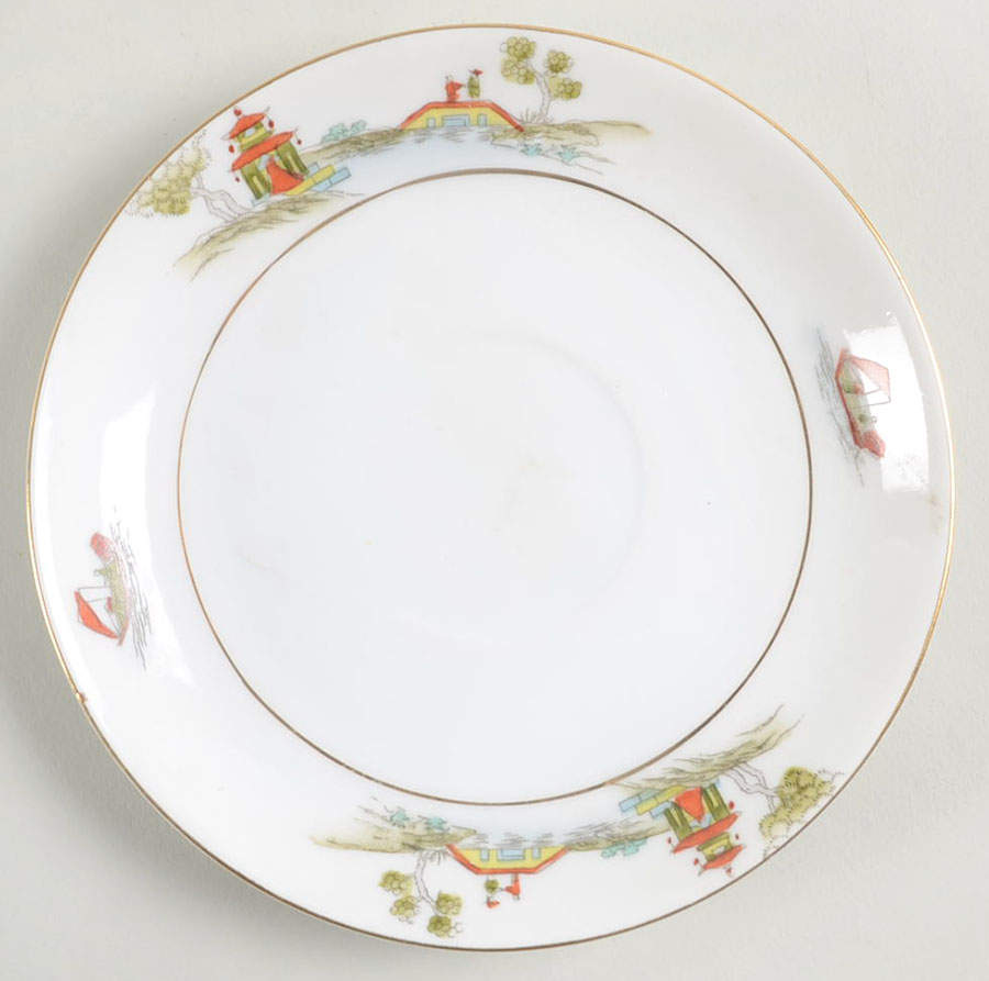 The Pagoda Saucer for Bouillon Cup by Noritake-1