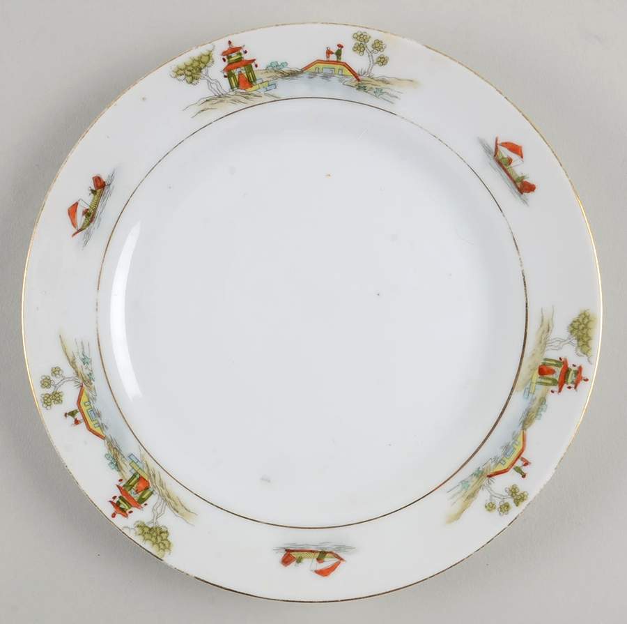 The Pagoda Salad Plate by Noritake-1