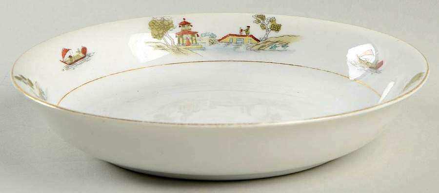 The Pagoda Coupe Soup Bowl by Noritake-1