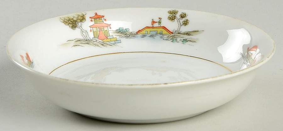 The Pagoda Fruit/Dessert (Sauce) Bowl by Noritake-1