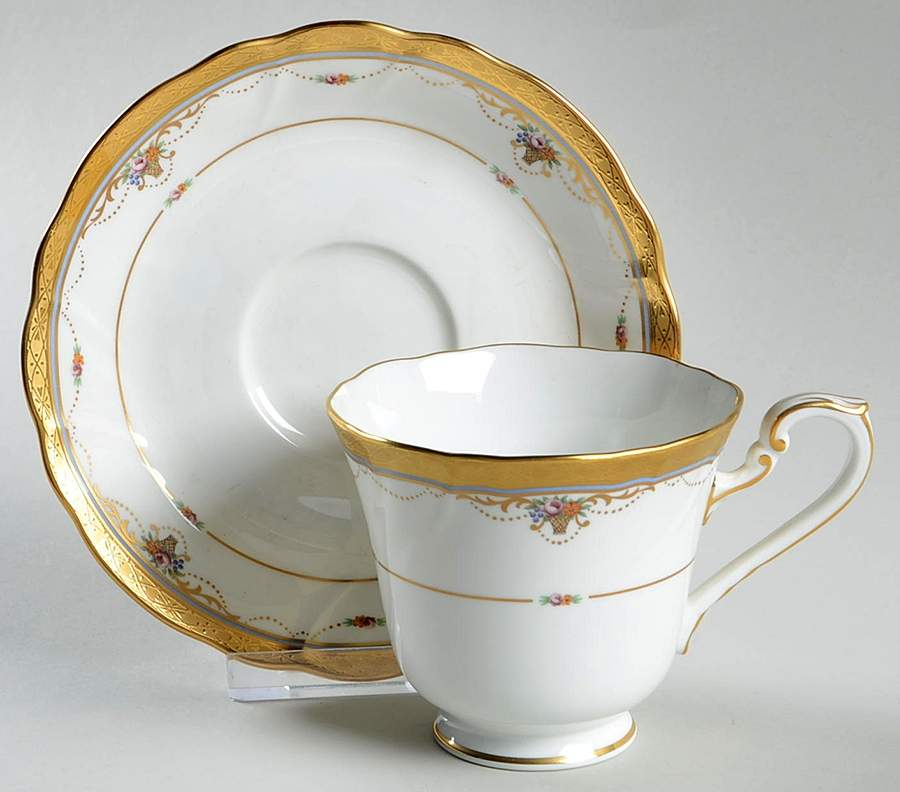 Palace Guard Footed Cup & Saucer Set by Noritake-1