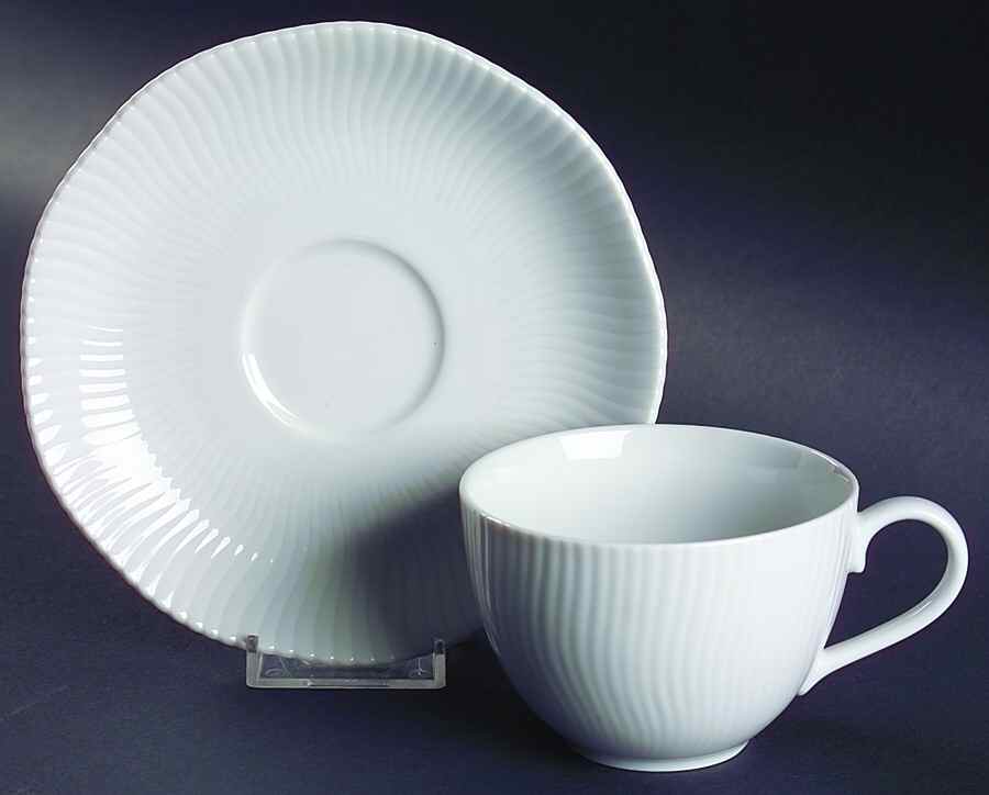 Pacific Hill Flat Cup & Saucer Set by Noritake-1