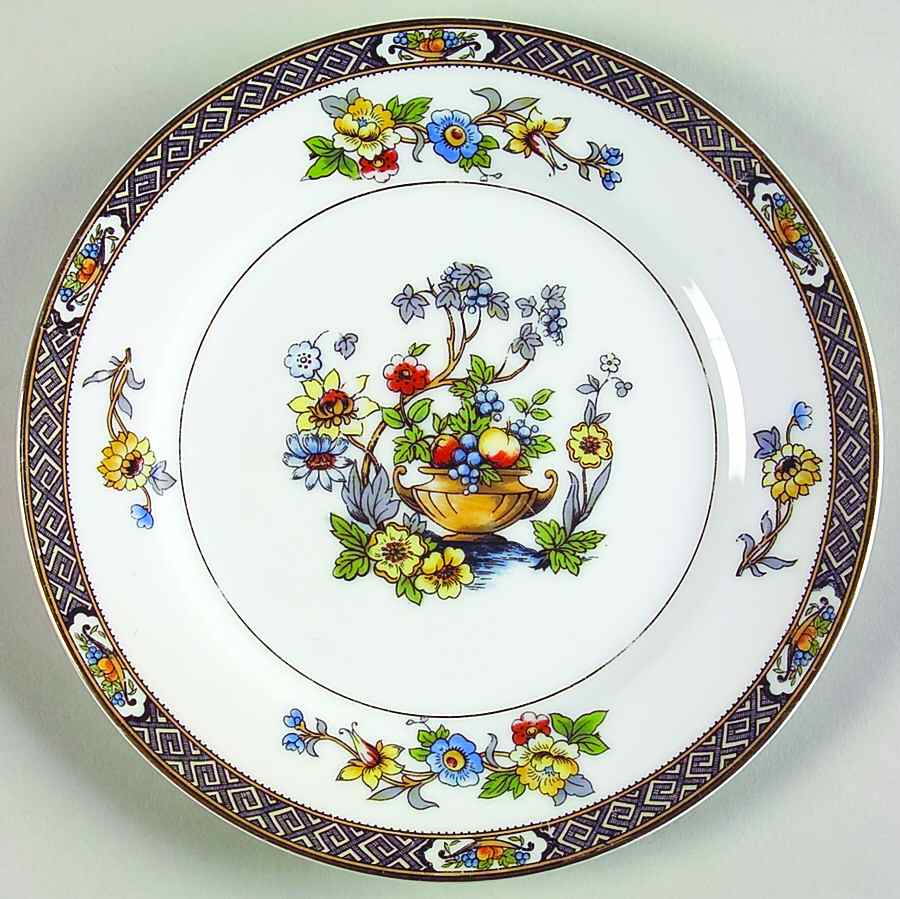 Paisley Salad Plate by Noritake-1