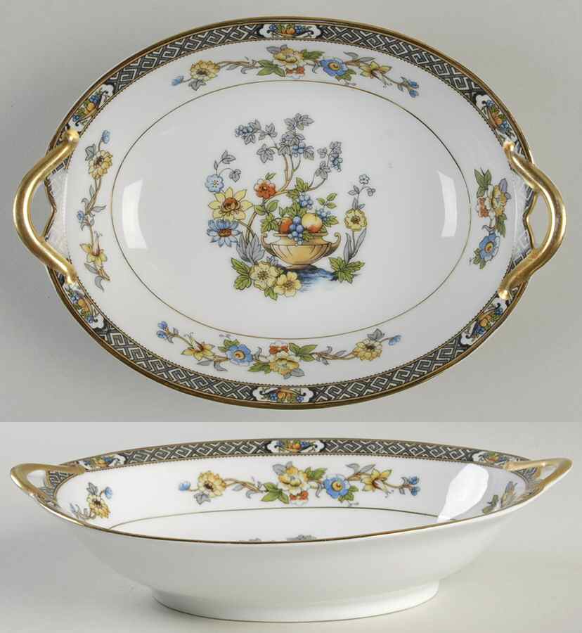 Paisley 9" Oval Vegetable Bowl by Noritake-1