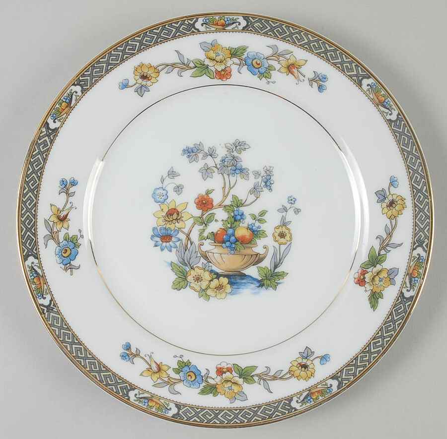 Paisley Luncheon Plate by Noritake-1