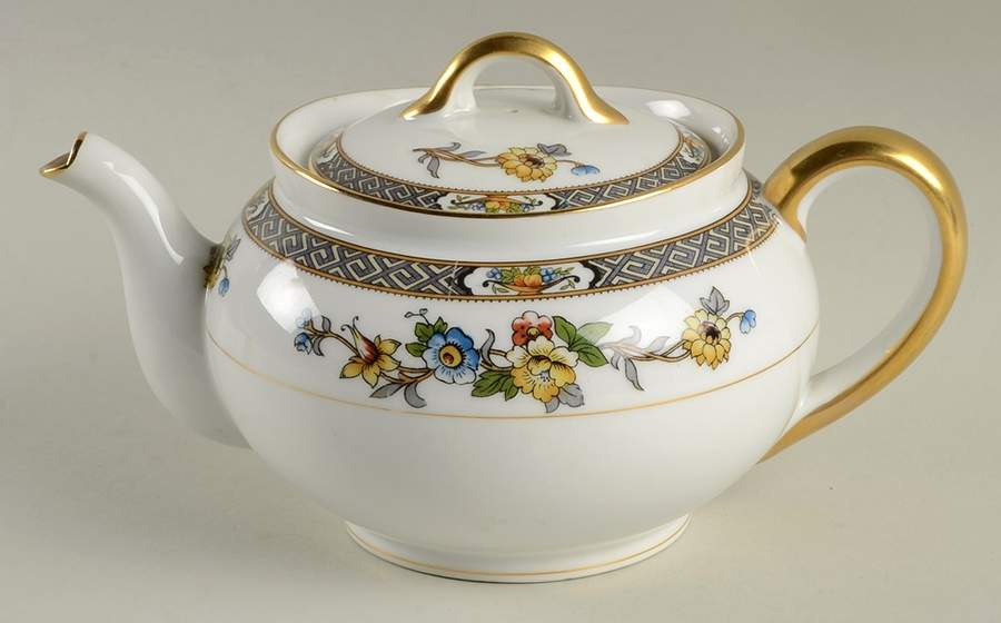 Paisley Teapot & Lid by Noritake-1