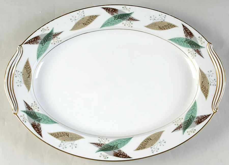 Palomar 16" Oval Serving Platter by Noritake-1