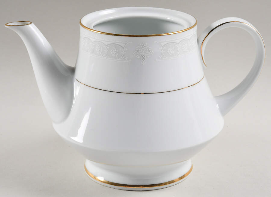 Parisian Lace Teapot No Lid by Noritake-1