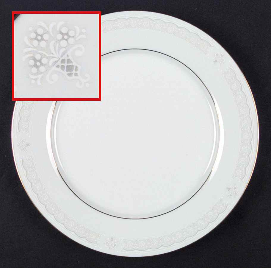 Parisian Lace Dinner Plate by Noritake-1