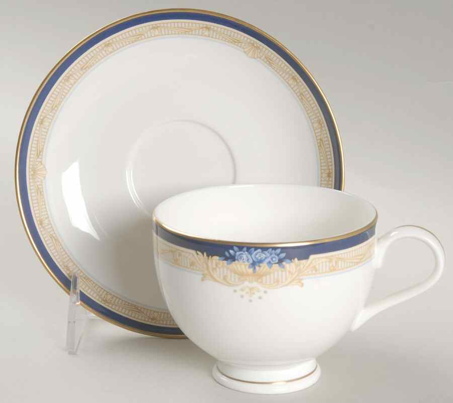 Palestra Footed Cup & Saucer Set by Noritake-1