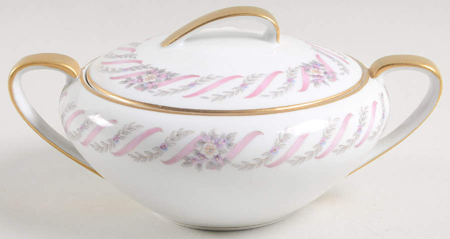 Pamela Sugar Bowl & Lid by Noritake-1