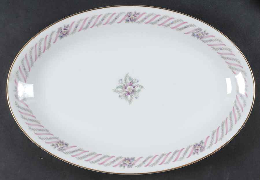 Pamela 16" Oval Serving Platter by Noritake-1