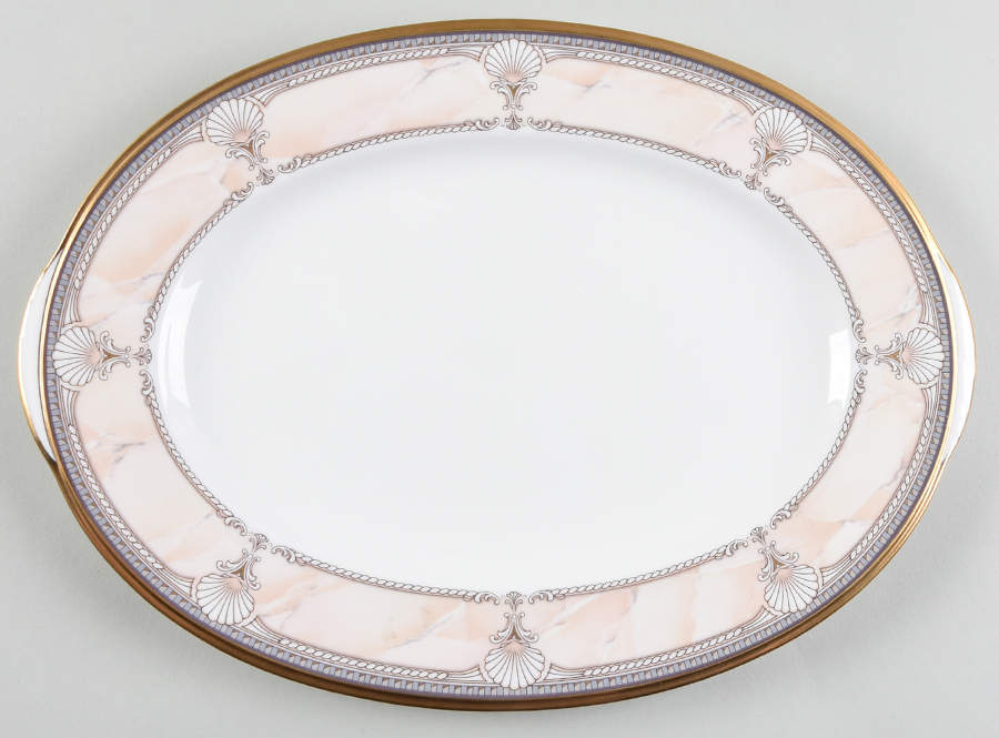 Pacific Majesty 12" Oval Serving Platter by Noritake-1