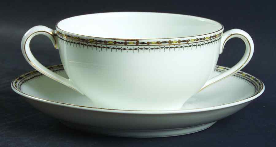 Pandora Flat Bouillon Cup & Saucer by Noritake-1