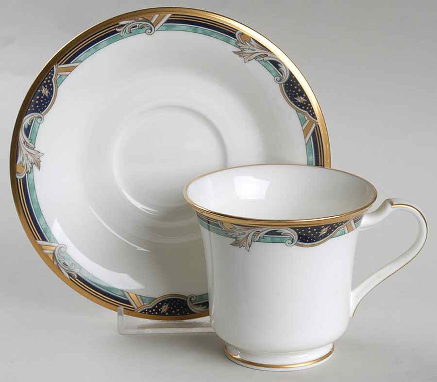 Paris Opera Footed Cup & Saucer Set by Noritake-1