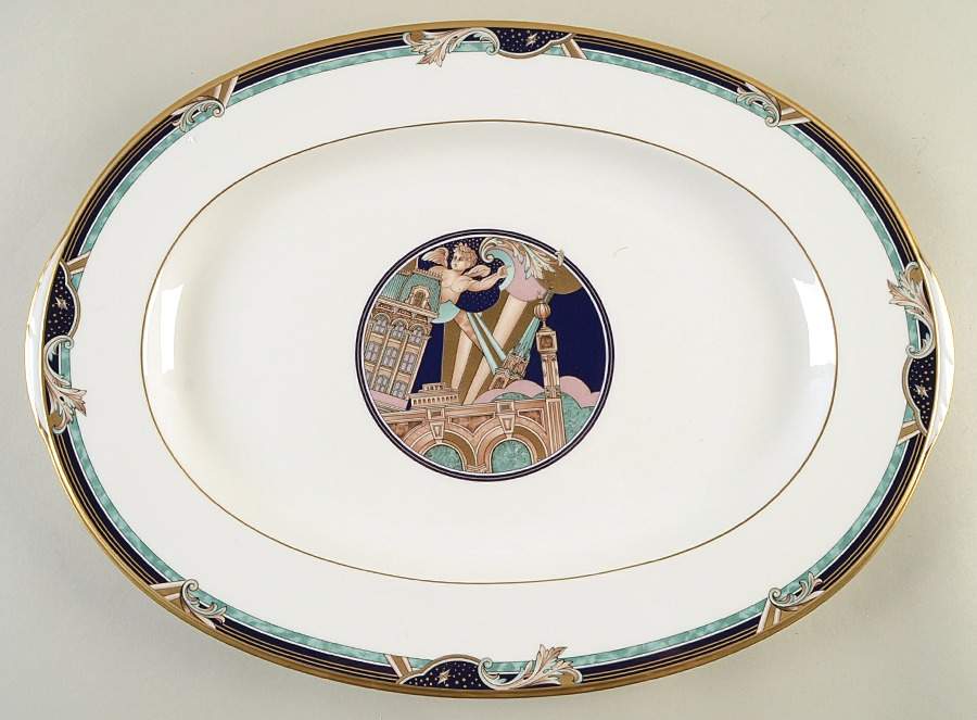 Paris Opera 16" Oval Serving Platter by Noritake-1