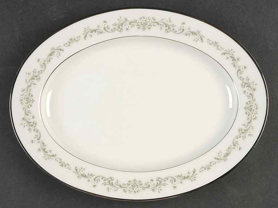 Parkridge 11" Oval Serving Platter by Noritake-1