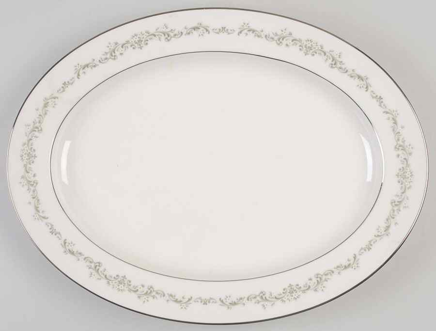 Parkridge 16" Oval Serving Platter by Noritake-1