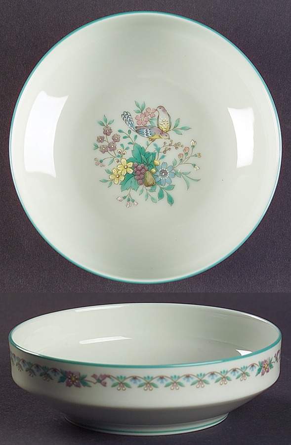 Paradise Green Fruit/Dessert (Sauce) Bowl by Noritake-1