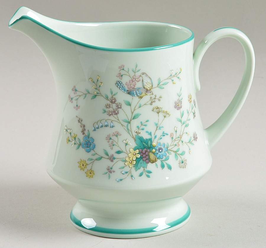 Paradise Green Creamer by Noritake-1