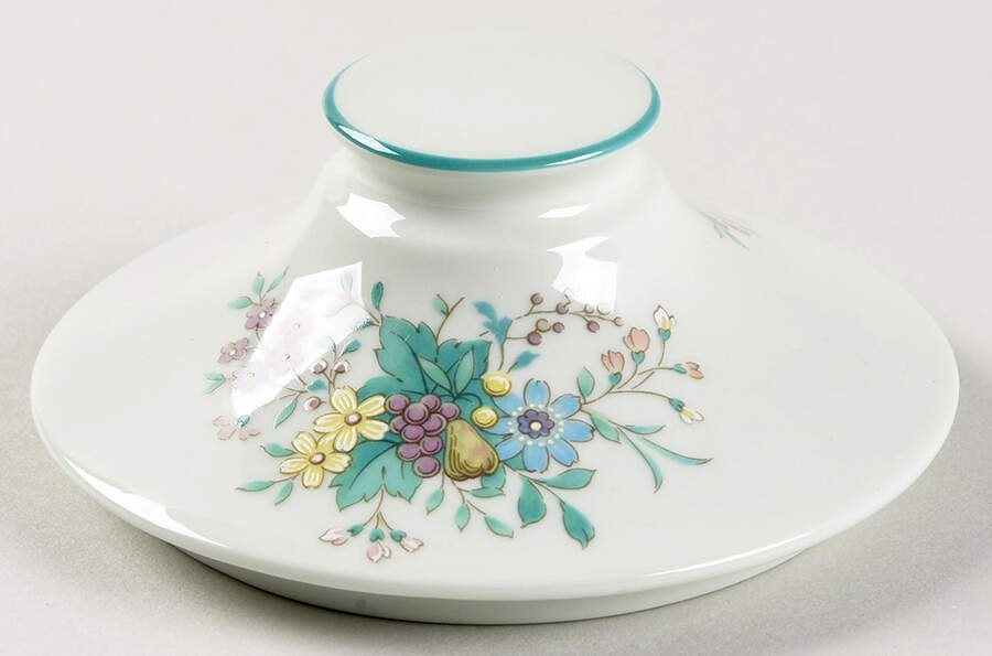 Paradise Green Lid for Sugar Bowl by Noritake-1