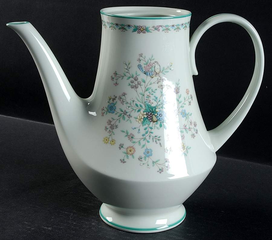 Paradise Green Coffee Pot No Lid by Noritake-1