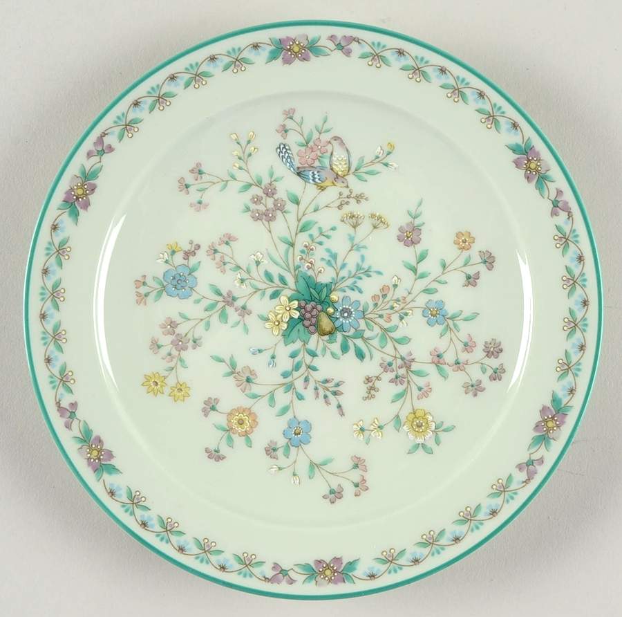 Paradise Green Bread & Butter Plate by Noritake-1