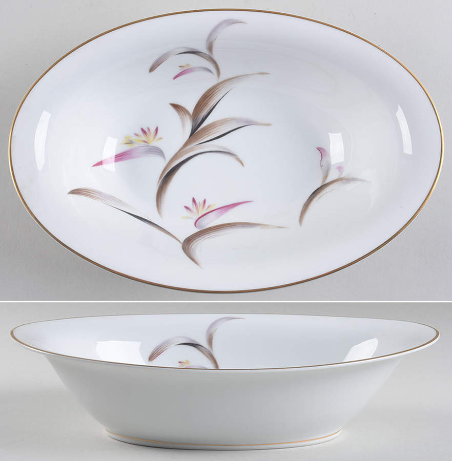 Paradise 10" Oval Vegetable Bowl by Noritake-1