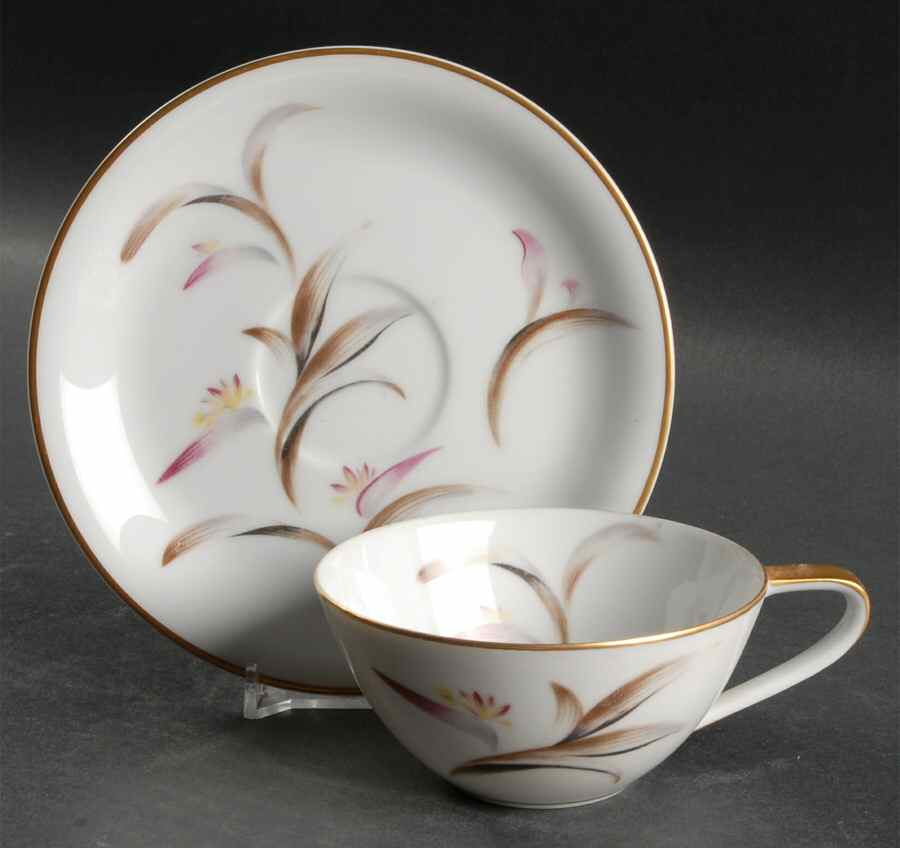 Paradise Flat Cup & Saucer Set by Noritake-1